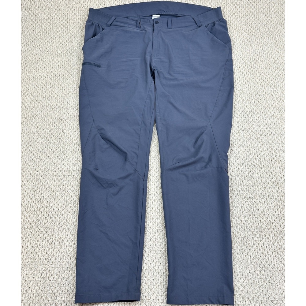 Decathlon Quechua Pants Mens 46x34 Abyss Gray Hiking Outdoor Trousers